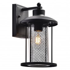 Светильник садово-парковый Feron PL721 на стену вниз  60W E27 230V, черный 48388