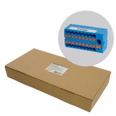 Зажим блочный (групп) для распред.тока нагрузки push-in на 18 точек, сеч 2,5 мм2,690V,41А, 1точка интегр. питание, синий LD580 PTFIX 6-18/25. Упаковка (30 шт) STEKKER 49755 Зажим блочный (групп) для распред.тока нагрузки push-in на 18 точек, сеч 2,5 мм2,690V,41А, 1точка интегр. питание, синий LD580 PTFIX 6-18/25. Упаковка (30 шт) STEKKER 49755