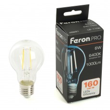 Лампа светодиодная FeronPRO LB-1106 Шар E27 1000LM 6W 175-265V 6400K 48891 Лампа светодиодная FeronPRO LB-1106 Шар E27 1000LM 6W 175-265V 6400K 48891