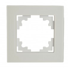 Рамка 1-местная, стекло, STEKKER, GFR00-7001-01М, серия Катрин, белый матовый 49594 Рамка 1-местная, стекло, STEKKER, GFR00-7001-01М, серия Катрин, белый матовый 49594