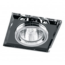 Светильник встраиваемый Feron DL8170-2 потолочный MR16 G5.3 серый 19722 Светильник встраиваемый Feron DL8170-2 потолочный MR16 G5.3 серый 19722