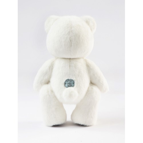 Авторская мягкая игрушка Lina Медведь (длинная шерсть) M (±30 см) белый цвет Авторская мягкая игрушка Lina Медведь (длинная шерсть) M (±30 см) белый цвет