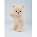 Авторская мягкая игрушка Lina Медведь (длинная шерсть) M (±30 см) молочный цвет Авторская мягкая игрушка Lina Медведь (длинная шерсть) M (±30 см) молочный цвет