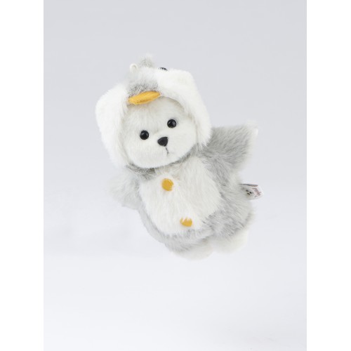 Авторская мягкая игрушка Lina Медведь белый в костюмчике Пингвин брелок XS (±15 см) Авторская мягкая игрушка Lina Медведь белый в костюмчике Пингвин брелок XS (±15 см)