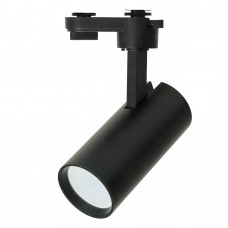 Светильник Feron AL195 трековый однофазный на шинопровод под лампу GU10, черный 48543 Светильник Feron AL195 трековый однофазный на шинопровод под лампу GU10, черный 48543