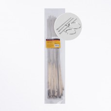 Хомут стальной STEKKER SSCT46-400 4,6х400мм, d пучка max 121мм, нагрузка 50кг, серый 32798 Хомут стальной STEKKER SSCT46-400 4,6х400мм, d пучка max 121мм, нагрузка 50кг, серый 32798