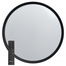 Светодиодный управляемый светильник Feron AL6240 “Simple matte” тарелка 80W 3000К-6500K черный 48073 Светодиодный управляемый светильник Feron AL6240 “Simple matte” тарелка 80W 3000К-6500K черный 48073