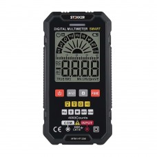 MTM HT125B Мультиметр цифровой, 4000 отсчетов, 2 батареи тип ААА 1,5В, автоматический, черный STEKKER 49995 MTM HT125B Мультиметр цифровой, 4000 отсчетов, 2 батареи тип ААА 1,5В, автоматический, черный STEKKER 49995