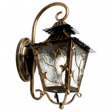 Светильник садово-парковый Feron PL631 на стену вниз 60W 230V E27, черное золото 11642 Светильник садово-парковый Feron PL631 на стену вниз 60W 230V E27, черное золото 11642