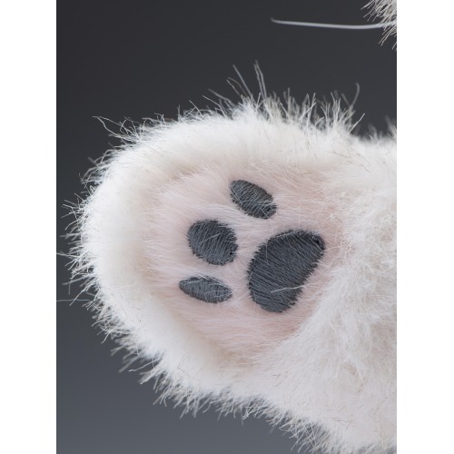 Авторская мягкая игрушка Lina Кошка Сиамская белая S (±20 см) Авторская мягкая игрушка Lina Кошка Сиамская белая S (±20 см)