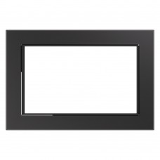 Рамка  2-местная (без перемычки), стекло, STEKKER, GFR00-7012-06, серия Катрин, графит 39570 Рамка  2-местная (без перемычки), стекло, STEKKER, GFR00-7012-06, серия Катрин, графит 39570