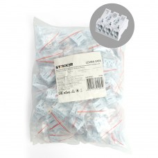 Клемма монтажная с/з STEKKER, LD294-5103, для подключения фазных проводников 3 полюса, 3 контактные группы (3 ввода, 3 вывода на полюс). Упаковка (100 шт) 32736 Клемма монтажная с/з STEKKER, LD294-5103, для подключения фазных проводников 3 полюса, 3 контактные группы (3 ввода, 3 вывода на полюс). Упаковка (100 шт) 32736
