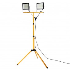 Светодиодный прожектор Feron LL-504  на штативе IP65 2*70W 6400K 41544 Светодиодный прожектор Feron LL-504  на штативе IP65 2*70W 6400K 41544