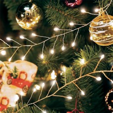 Светодиодная гирлянда Кластер (на проволоке) Feron CL584 линейная 12м 5000К, c питанием от сети 230V, прозрачный шнур 51448 Светодиодная гирлянда Кластер (на проволоке) Feron CL584 линейная 12м 5000К, c питанием от сети 230V, прозрачный шнур 51448