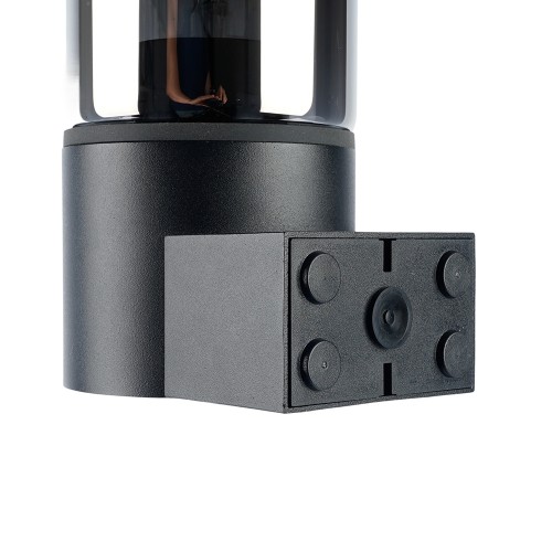 Светильник садово-парковый Feron DH1801, на стену вверх, E27 230V, черный 51992 Светильник садово-парковый Feron DH1801, на стену вверх, E27 230V, черный 51992