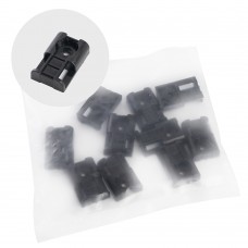 Площадка под стяжку для прямого монтажа STEKKER PMCL3120B 31*20 мм под хомуты черный (100шт в упак) 49065 Площадка под стяжку для прямого монтажа STEKKER PMCL3120B 31*20 мм под хомуты черный (100шт в упак) 49065