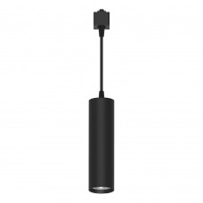 Светильник Feron AL196 трековый однофазный на шинопровод под лампу на подвесе GU10, черный 48557 Светильник Feron AL196 трековый однофазный на шинопровод под лампу на подвесе GU10, черный 48557