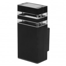 Светильник садово-парковый FeronONE DH0806-P, на стену вверх,  GU10 220-240V, черный пластик 51538