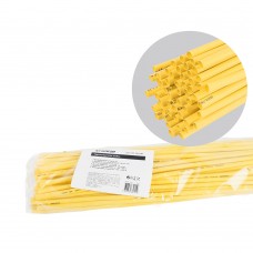 Термоусадочная трубка STEKKER 5,0/2,5 мм, длина 100 см., усадка 2:1, желтый HST-525-100YW. Упаковка (50 шт) 50264