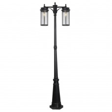 Светильник садово-парковый Feron PL788 столб 2*40W 220-240V E27, черный 51841 Светильник садово-парковый Feron PL788 столб 2*40W 220-240V E27, черный 51841