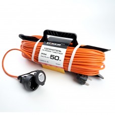 Удлинитель-шнур на рамке 1-местный c/з Stekker, HM02-01-50, 50м, 3*0,75, серия Home, оранжевый 39497 Удлинитель-шнур на рамке 1-местный c/з Stekker, HM02-01-50, 50м, 3*0,75, серия Home, оранжевый 39497