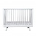 Кроватка для новорожденного Lillaland - модель Lilla Aria (НИК23)белая Кроватка для новорожденного Lillaland - модель Lilla Aria (НИК23)белая
