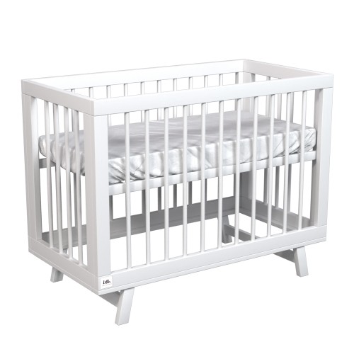Кроватка для новорожденного Lillaland - модель Lilla Aria (НИК23)белая Кроватка для новорожденного Lillaland - модель Lilla Aria (НИК23)белая
