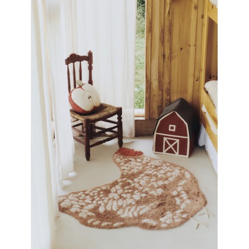 Хлопковый ковер Курочка 110*100 Хлопковый ковер Курочка 110*100