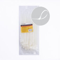 Хомут нейлоновый многоразовый STEKKER NYCT50-200 5x200 мм, белый, упаковка 100 шт 39082 Хомут нейлоновый многоразовый STEKKER NYCT50-200 5x200 мм, белый, упаковка 100 шт 39082