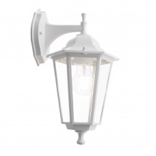 Светильник садово-парковый Feron 6102/PL6102 шестигранный на стену вниз 60W E27 230V, белый 11053 Светильник садово-парковый Feron 6102/PL6102 шестигранный на стену вниз 60W E27 230V, белый 11053