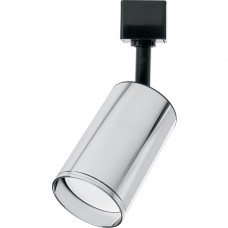 Светильник Feron AL155 трековый однофазный на шинопровод под лампу GU10, хром 41049 Светильник Feron AL155 трековый однофазный на шинопровод под лампу GU10, хром 41049