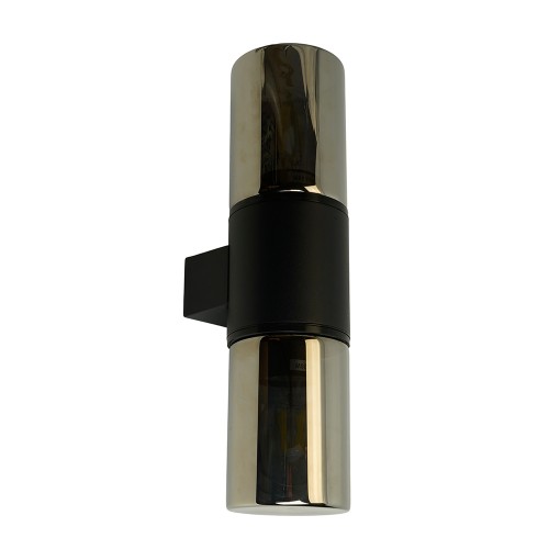 Светильник садово-парковый Feron DH1802, на стену вверх/вниз,  E27 230V, черный 51993 Светильник садово-парковый Feron DH1802, на стену вверх/вниз,  E27 230V, черный 51993