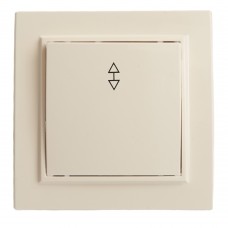 Переключатель 1-клавишный STEKKER  PSW10-9005-02, 250В, 10А, серия Эрна, слоновая кость 39618 Переключатель 1-клавишный STEKKER  PSW10-9005-02, 250В, 10А, серия Эрна, слоновая кость 39618