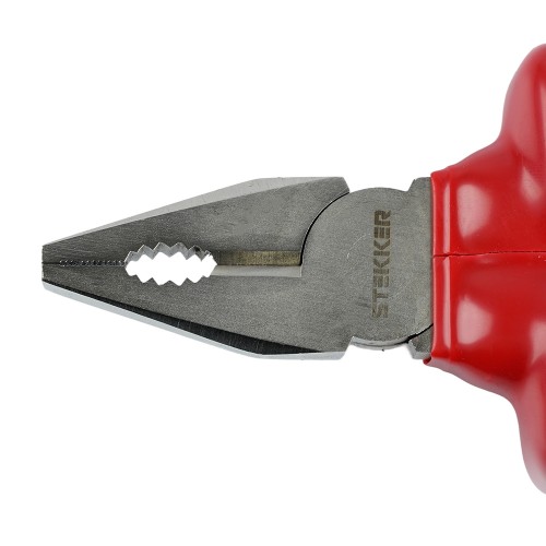 Плоскогубцы комбинированные диэлектрические STEKKER, 180мм, PLE1-180-S 50502 Плоскогубцы комбинированные диэлектрические STEKKER, 180мм, PLE1-180-S 50502