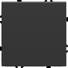 Заглушка (механизм), серия Эмили, черный уголь, soft touch, RST00-5116-05 STEKKER 49857