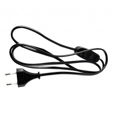 Сетевой шнур с выключателем, 230V 1,9м черный, KF-HK-1-2 FERON 51041 Сетевой шнур с выключателем, 230V 1,9м черный, KF-HK-1-2 FERON 51041