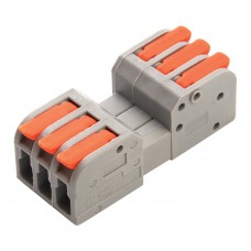 Клемма монтажная компактная STEKKER для подключения фазных проводников 3 контактные группы, LD221-423. Упаковка (40 шт) 39874 Клемма монтажная компактная STEKKER для подключения фазных проводников 3 контактные группы, LD221-423. Упаковка (40 шт) 39874