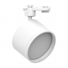 Светильник Feron AL127 трековый однофазный на шинопровод под лампу GX70, белый 48780 Светильник Feron AL127 трековый однофазный на шинопровод под лампу GX70, белый 48780