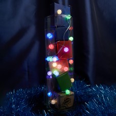 Светодиодная гирлянда Feron CL565 линейная Лед шарики, статичная 3м + 0.3м мультиколор с питанием от батареек, прозрачный шнур 48612 Светодиодная гирлянда Feron CL565 линейная Лед шарики, статичная 3м + 0.3м мультиколор с питанием от батареек, прозрачный шнур 48612