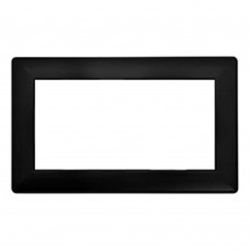 Рамка  2-местная (без перемычки),  пластик, STEKKER, PFR00-7012-05 , серия Катрин, черный 50046 Рамка  2-местная (без перемычки),  пластик, STEKKER, PFR00-7012-05 , серия Катрин, черный 50046