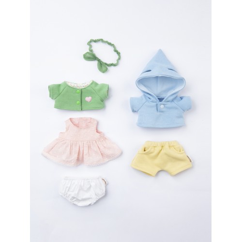 Авторская мягкая игрушка Lina Медведь Эверест молочный в голубом худи и желтых штанишках S (±20 см) Авторская мягкая игрушка Lina Медведь Эверест молочный в голубом худи и желтых штанишках S (±20 см)