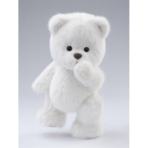 Авторская мягкая игрушка Lina Медведь (длинная шерсть) M (±30 см) белый цвет Авторская мягкая игрушка Lina Медведь (длинная шерсть) M (±30 см) белый цвет