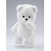 Авторская мягкая игрушка Lina Медведь (длинная шерсть) M (±30 см) белый цвет Авторская мягкая игрушка Lina Медведь (длинная шерсть) M (±30 см) белый цвет