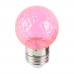Лампа светодиодная Feron LB-385 Шарик розовый прозрачный E27 1W 230V 52177