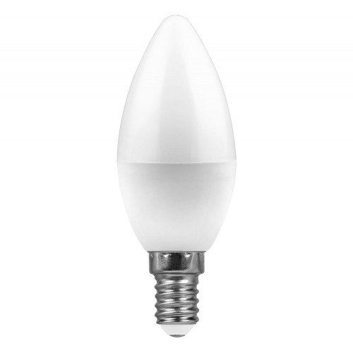 Лампа светодиодная Feron LB-97 Свеча E14 7W 6400K