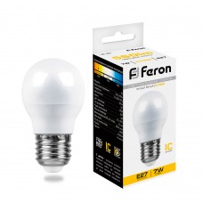 Лампа светодиодная Feron LB-95 Шарик E27 7W 175-265V 2700K 25481 Лампа светодиодная Feron LB-95 Шарик E27 7W 175-265V 2700K 25481
