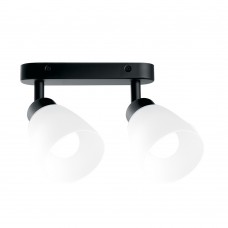 Светильник Feron ML242 настенно-потолочный под лампу 2хE27, черный Светильник Feron ML242 настенно-потолочный под лампу 2хE27, черный