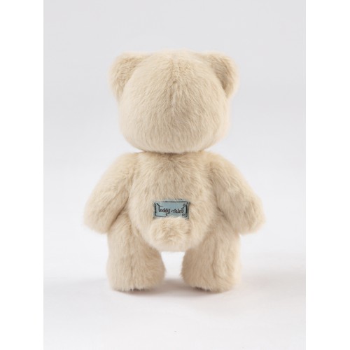 Авторская мягкая игрушка Lina Медведь (длинная шерсть) S (±20 см) молочный цвет Авторская мягкая игрушка Lina Медведь (длинная шерсть) S (±20 см) молочный цвет