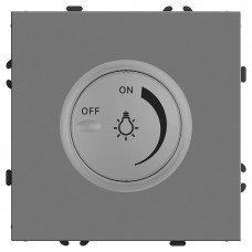 Выключатель диммирующий (механизм), STEKKER, 250В, 500W, серия Эмили, RSW10-5106-10, платиново-серый, soft touch 49946 Выключатель диммирующий (механизм), STEKKER, 250В, 500W, серия Эмили, RSW10-5106-10, платиново-серый, soft touch 49946