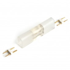 Соединитель прямой для светодиодной ленты 220V LS720, LD509. Упаковка (5 шт) FERON 48205 Соединитель прямой для светодиодной ленты 220V LS720, LD509. Упаковка (5 шт) FERON 48205